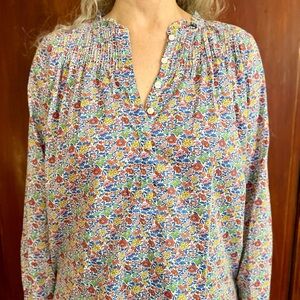 J Crew and Liberty of London cotton blouse